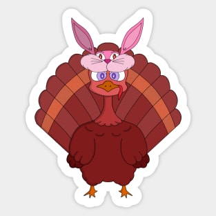 I Am Not A Turkey Sticker